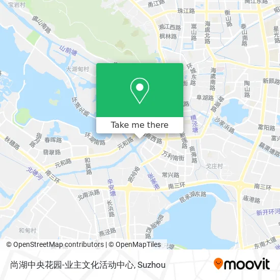 尚湖中央花园-业主文化活动中心 map