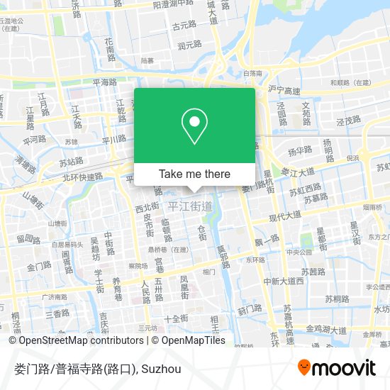 娄门路/普福寺路(路口) map