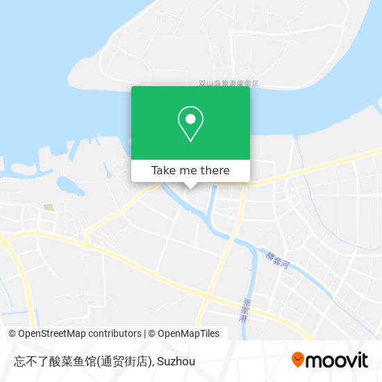 忘不了酸菜鱼馆(通贸街店) map