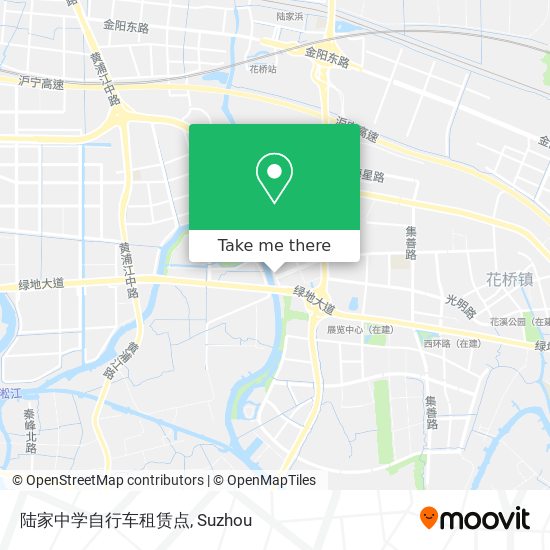陆家中学自行车租赁点 map
