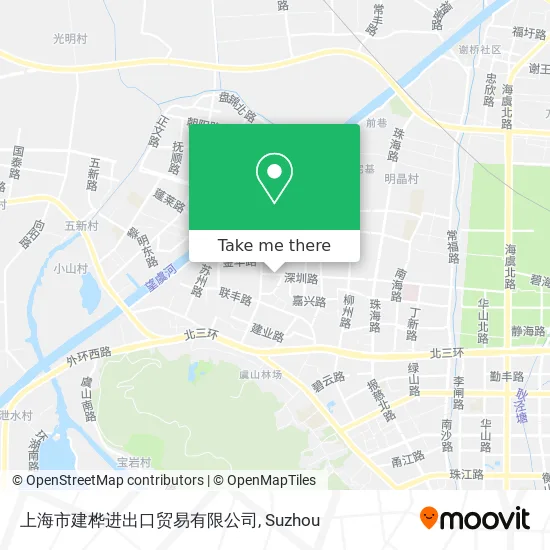 上海市建桦进出口贸易有限公司 map