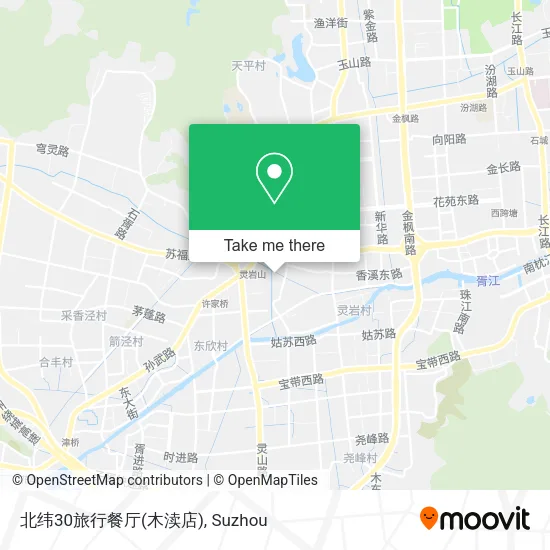 北纬30旅行餐厅(木渎店) map