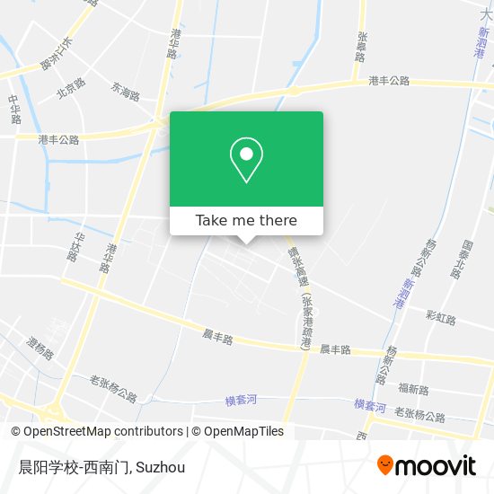 晨阳学校-西南门 map