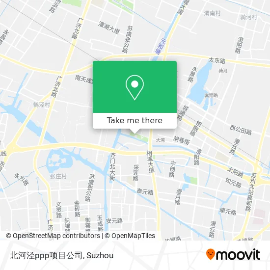 北河泾ppp项目公司 map