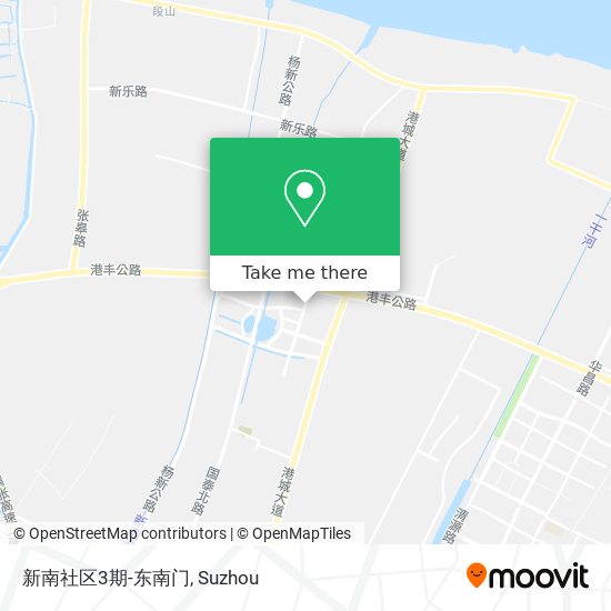 新南社区3期-东南门 map