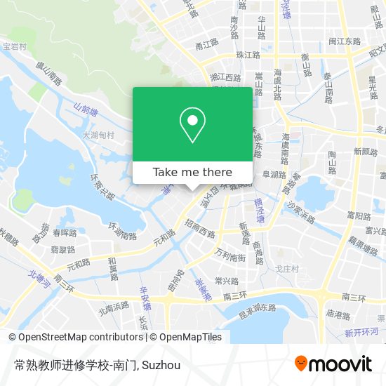常熟教师进修学校-南门 map