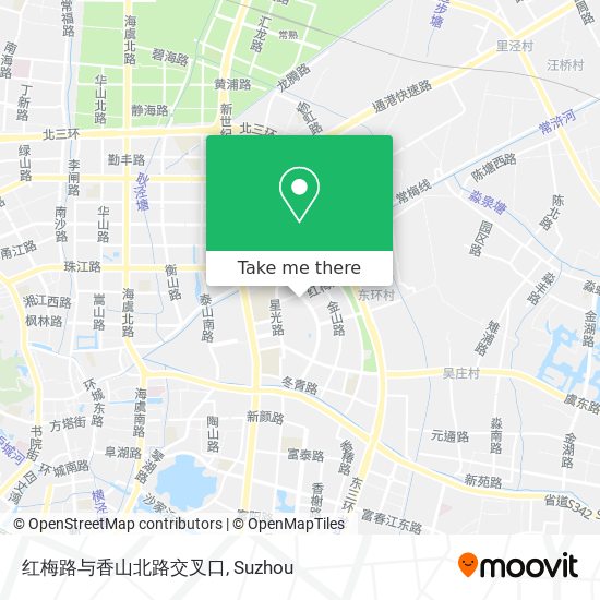 红梅路与香山北路交叉口 map