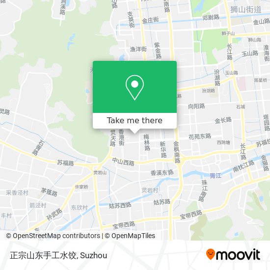 正宗山东手工水饺 map