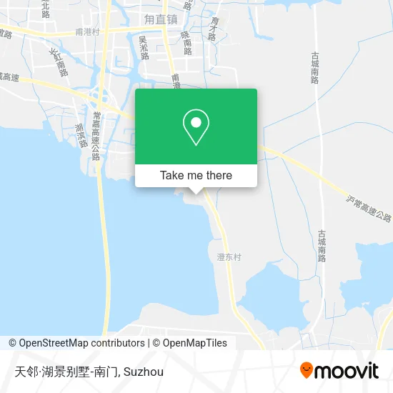 天邻·湖景别墅-南门 map