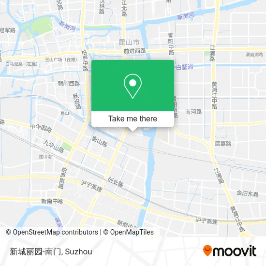 新城丽园-南门 map