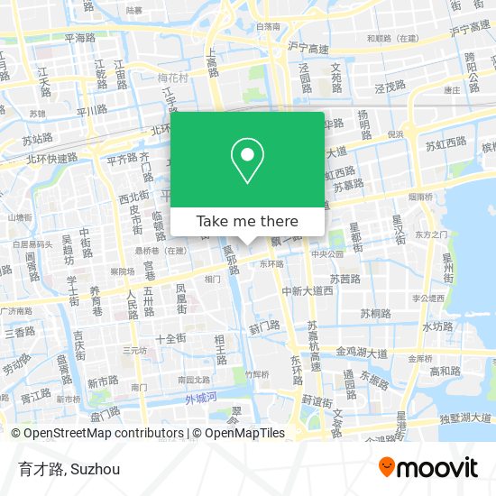 育才路 map