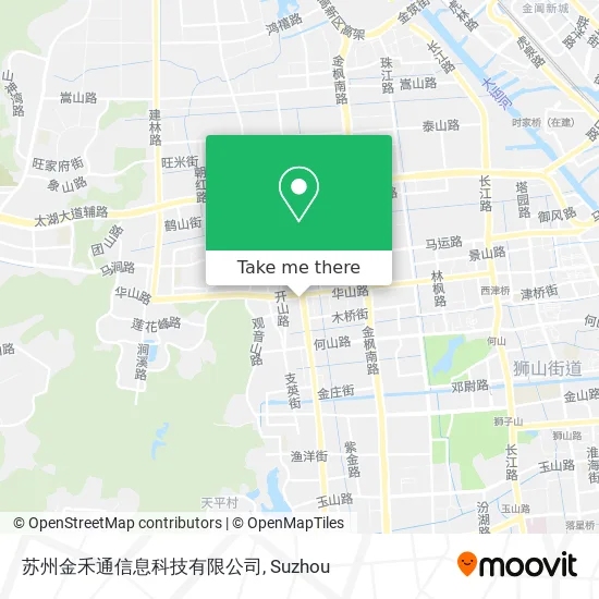 苏州金禾通信息科技有限公司 map