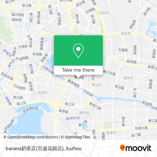 banana奶茶店(百盛花园店) map