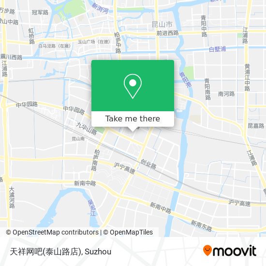 天祥网吧(泰山路店) map