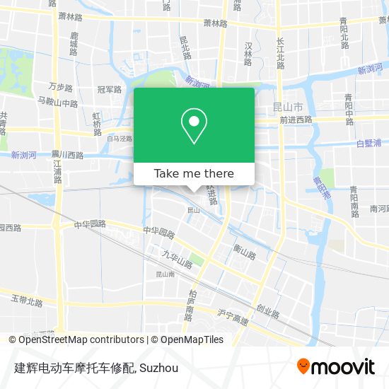 建辉电动车摩托车修配 map