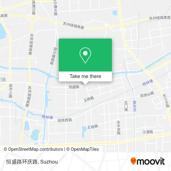 恒盛路环庆路 map