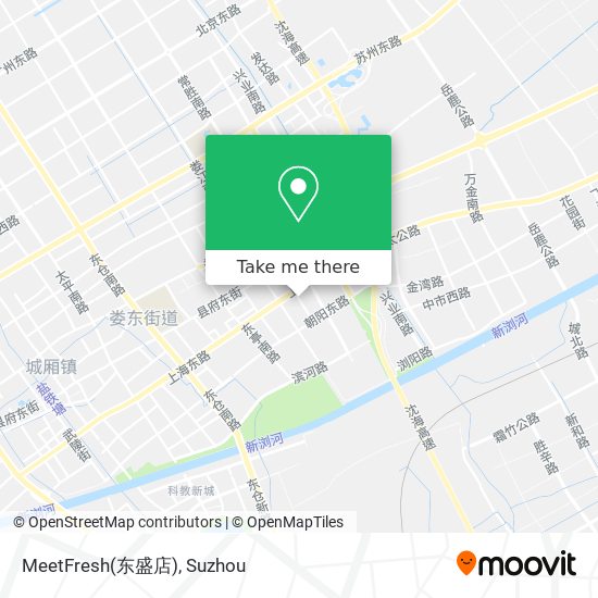 MeetFresh(东盛店) map