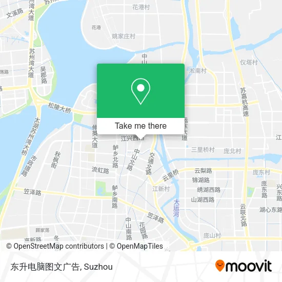 东升电脑图文广告 map