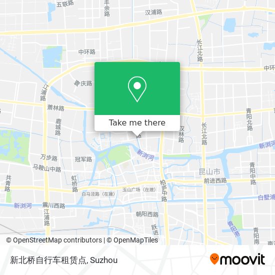 新北桥自行车租赁点 map