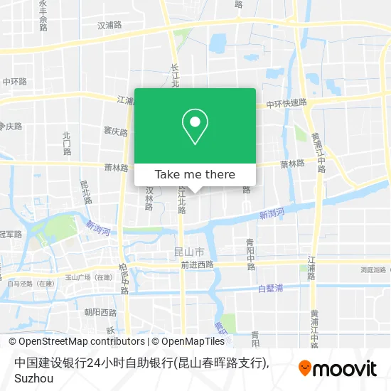 中国建设银行24小时自助银行(昆山春晖路支行) map