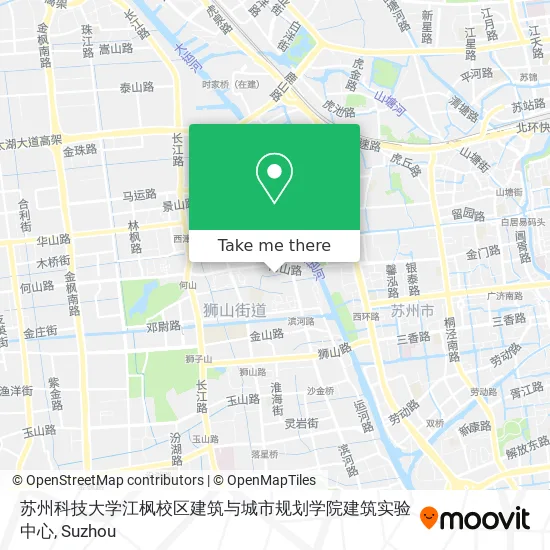 苏州科技大学江枫校区建筑与城市规划学院建筑实验中心 map