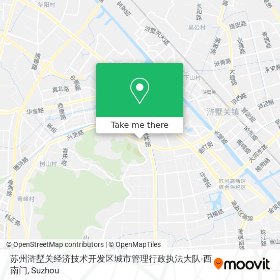 苏州浒墅关经济技术开发区城市管理行政执法大队-西南门 map