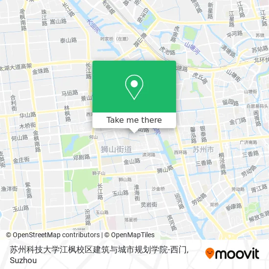 苏州科技大学江枫校区建筑与城市规划学院-西门 map