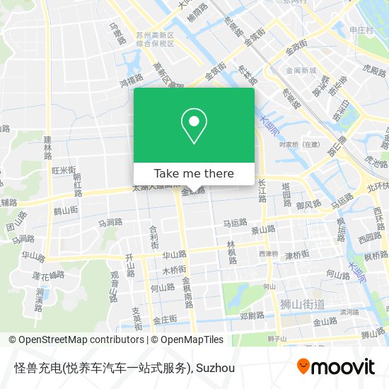 怪兽充电(悦养车汽车一站式服务) map