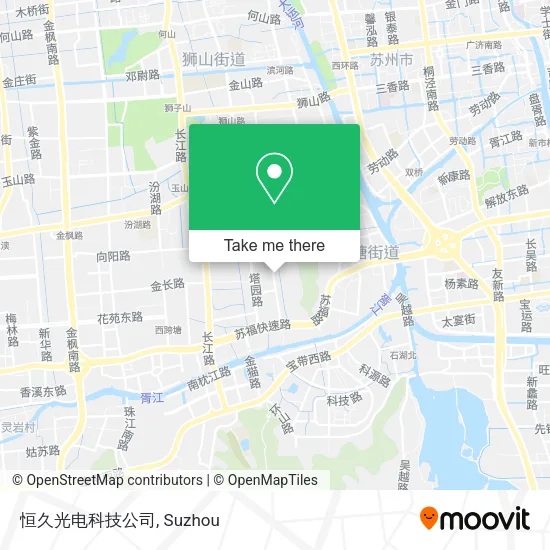 恒久光电科技公司 map