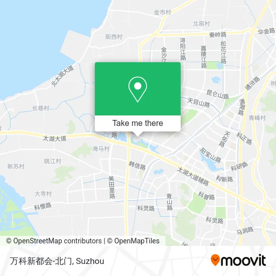 万科新都会-北门 map