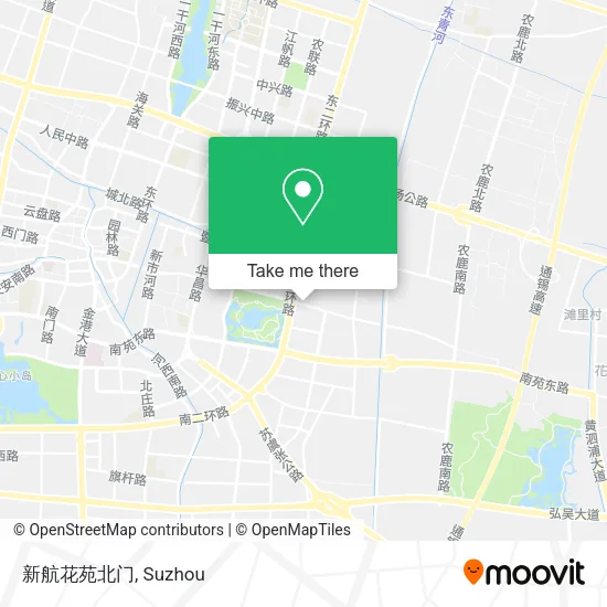 新航花苑北门 map