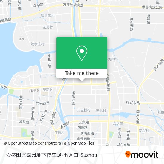 众盛阳光嘉园地下停车场-出入口 map