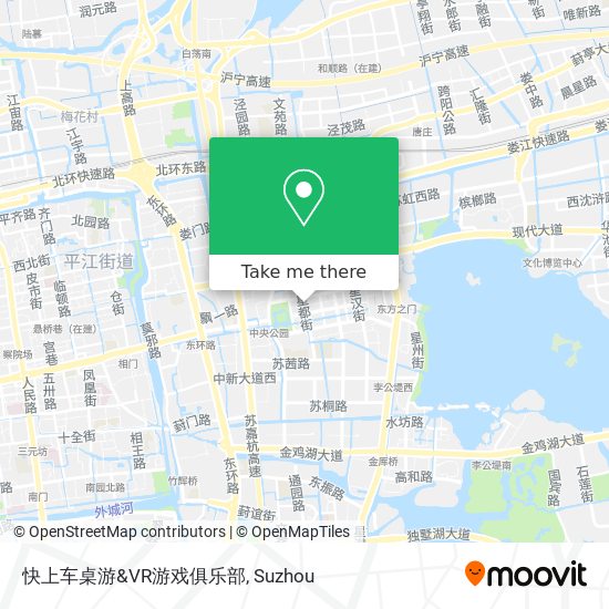 快上车桌游&VR游戏俱乐部 map