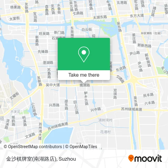 金沙棋牌室(南湖路店) map