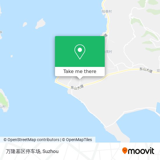 万隆墓区停车场 map