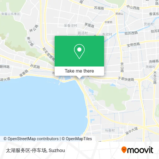 太湖服务区-停车场 map