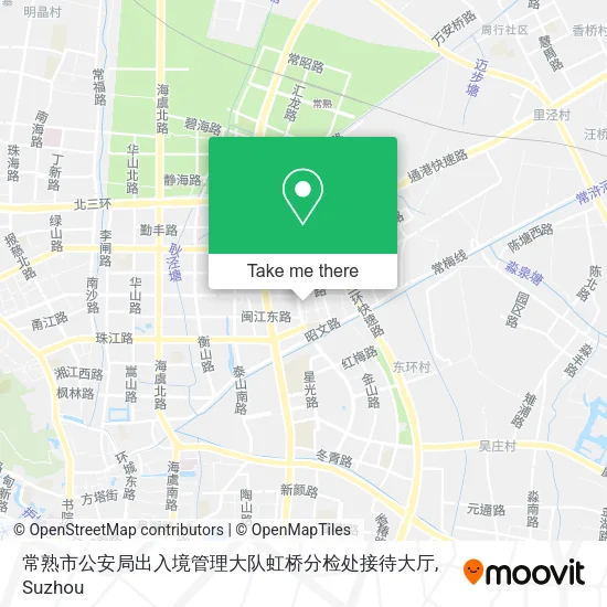 常熟市公安局出入境管理大队虹桥分检处接待大厅 map