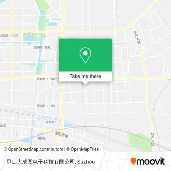 昆山大成图电子科技有限公司 map