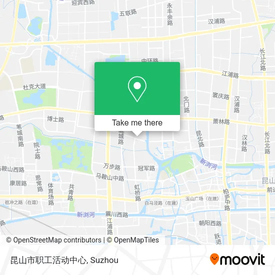 昆山市职工活动中心 map