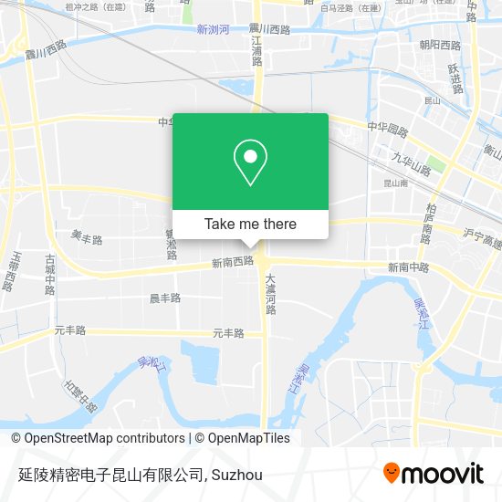 延陵精密电子昆山有限公司 map