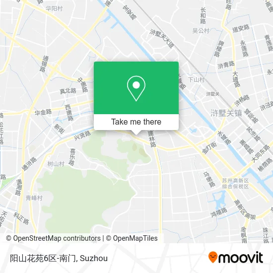 阳山花苑6区-南门 map