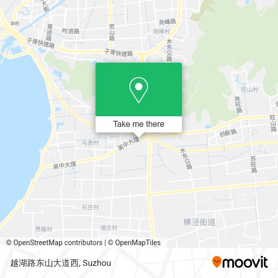 越湖路东山大道西 map
