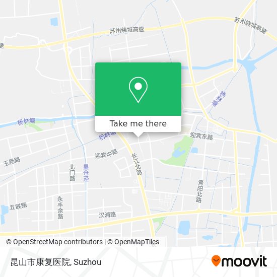 昆山市康复医院 map