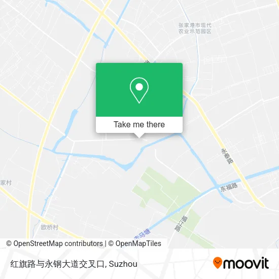 红旗路与永钢大道交叉口 map