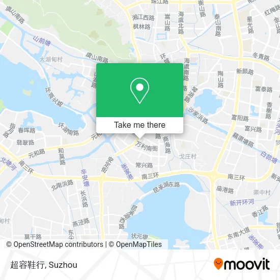 超容鞋行 map