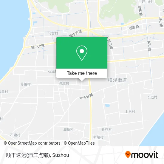 顺丰速运(浦庄点部) map