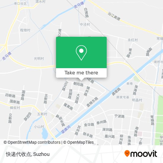 快递代收点 map