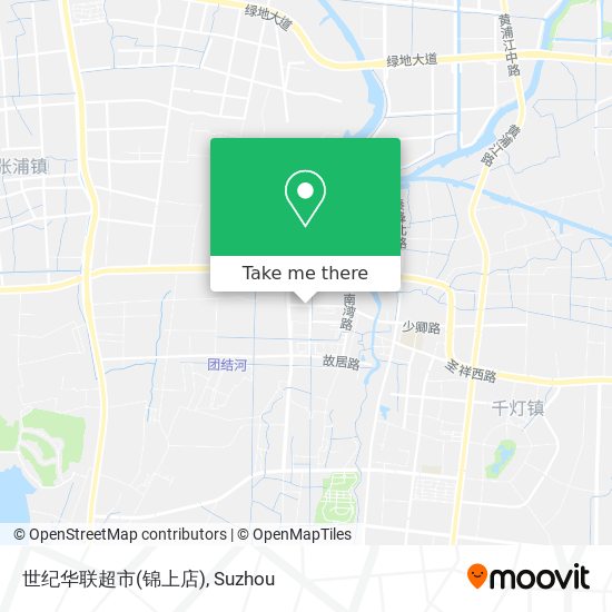 世纪华联超市(锦上店) map