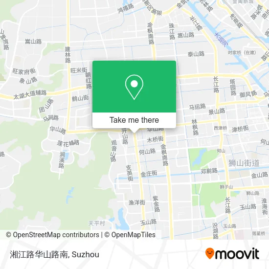 湘江路华山路南 map