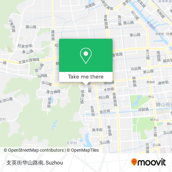 支英街华山路南 map